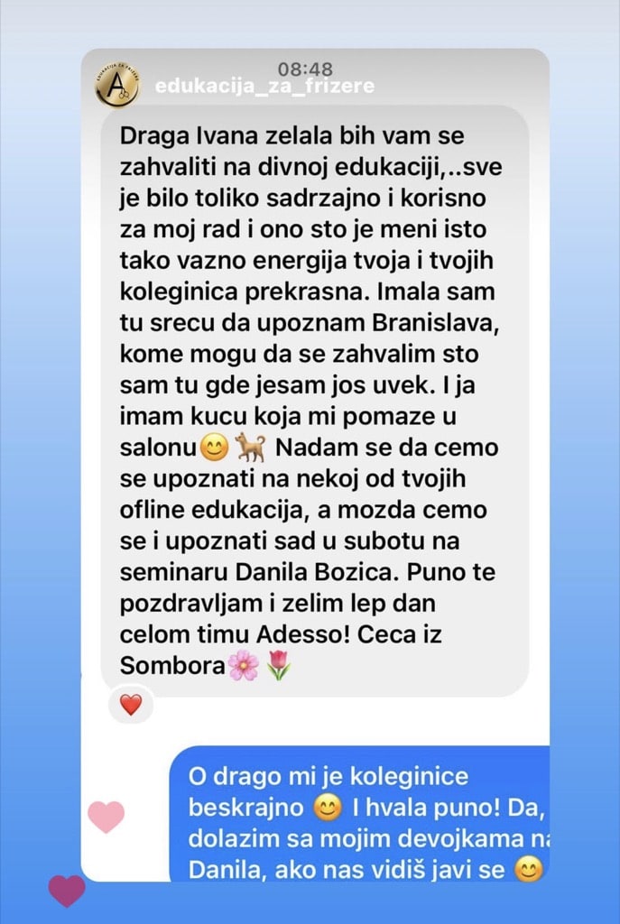 Adesso testimonijal 2