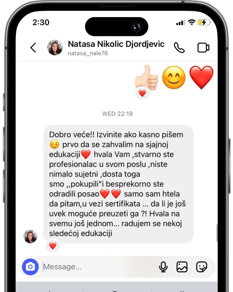Testimonijal adesso edukacija 1